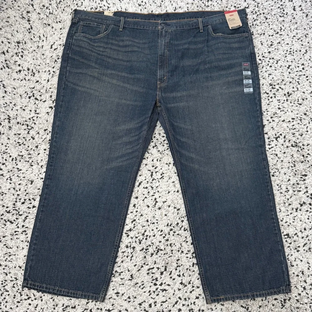 NEW Levi's 559 Mens 56x30 Relaxed Straight Leg Denim Blue Jeans